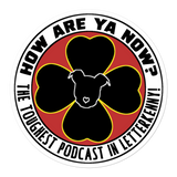 How Are Ya Now Podcast Logo Bubble-free stickers