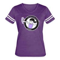Red Stick Jr Roller Derby Women’s Vintage Sport T-Shirt - vintage purple/white