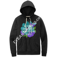 We Recover Loudly Recycled Fleece Hoodie District Mens Re-Fleece / Black S Apparel