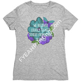 We Recover Loudly Tee Next Level Womens Triblend Shirt / Premium Heather S Apparel