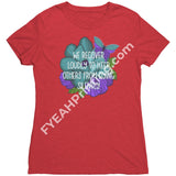 We Recover Loudly Tee Next Level Womens Triblend Shirt / Vintage Red S Apparel