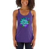 We Recover Loudly Women's Racerback Tank